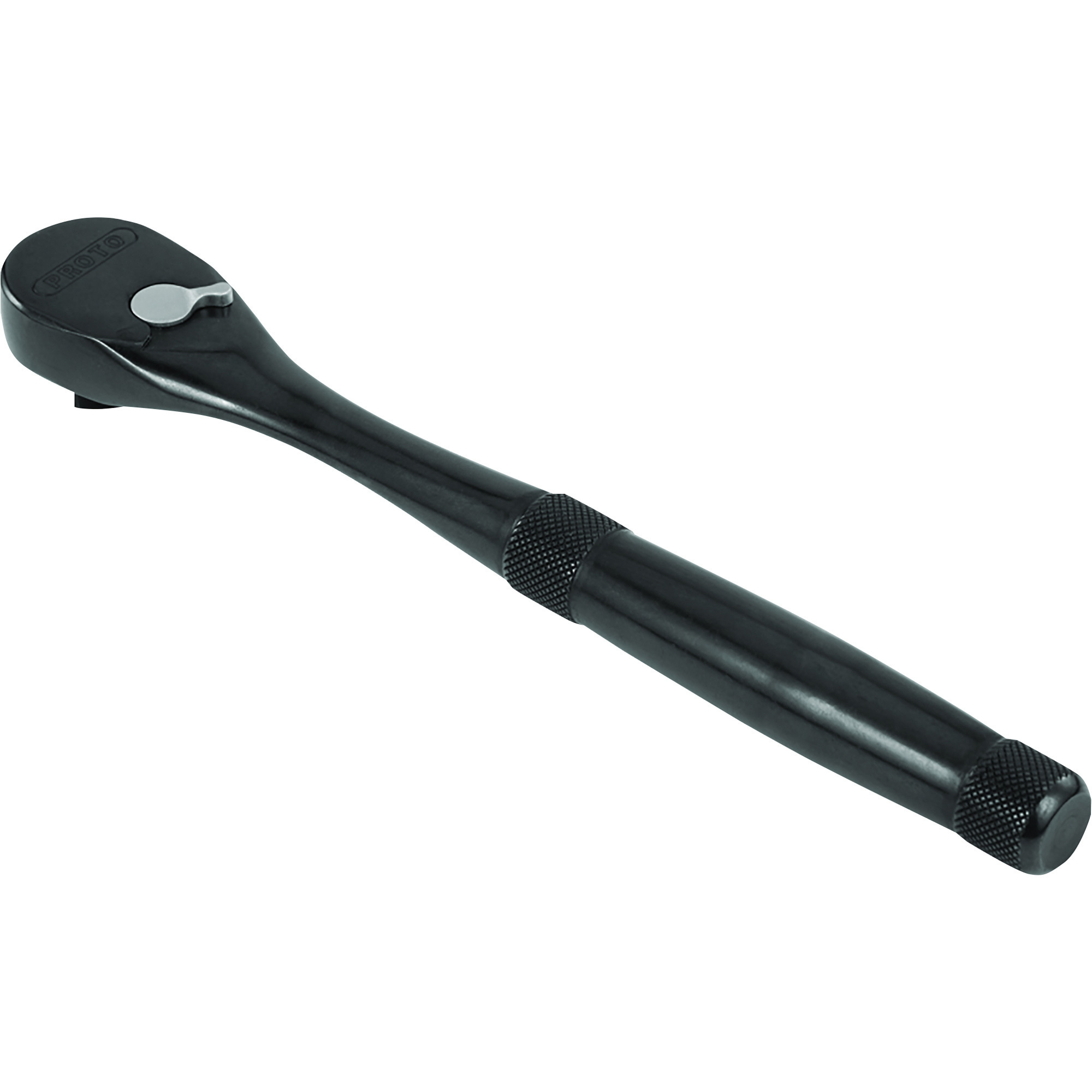 Proto 1/2in. Drive, 10.4in.L Premium Pear Head Ratchet, Model# J5449XLBL